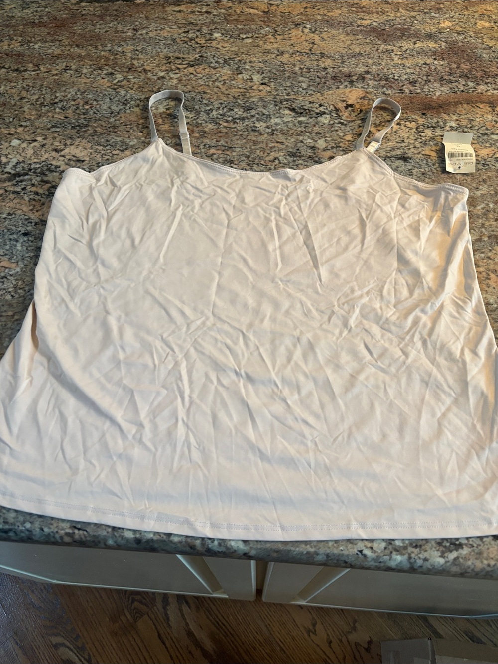 Classic Nude Spaghetti Strap Camisole XL